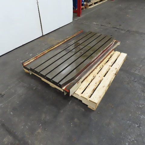 Mitsubishi 55" L x 21-1/2" W T-Slot Set Up Work Holding Jig Machine Bed Table