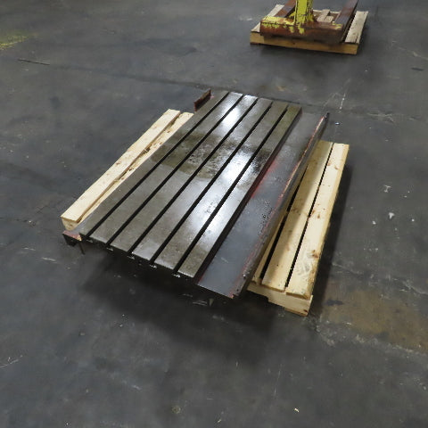 Mitsubishi 55" L x 21-1/2" W T-Slot Set Up Work Holding Jig Machine Bed Table