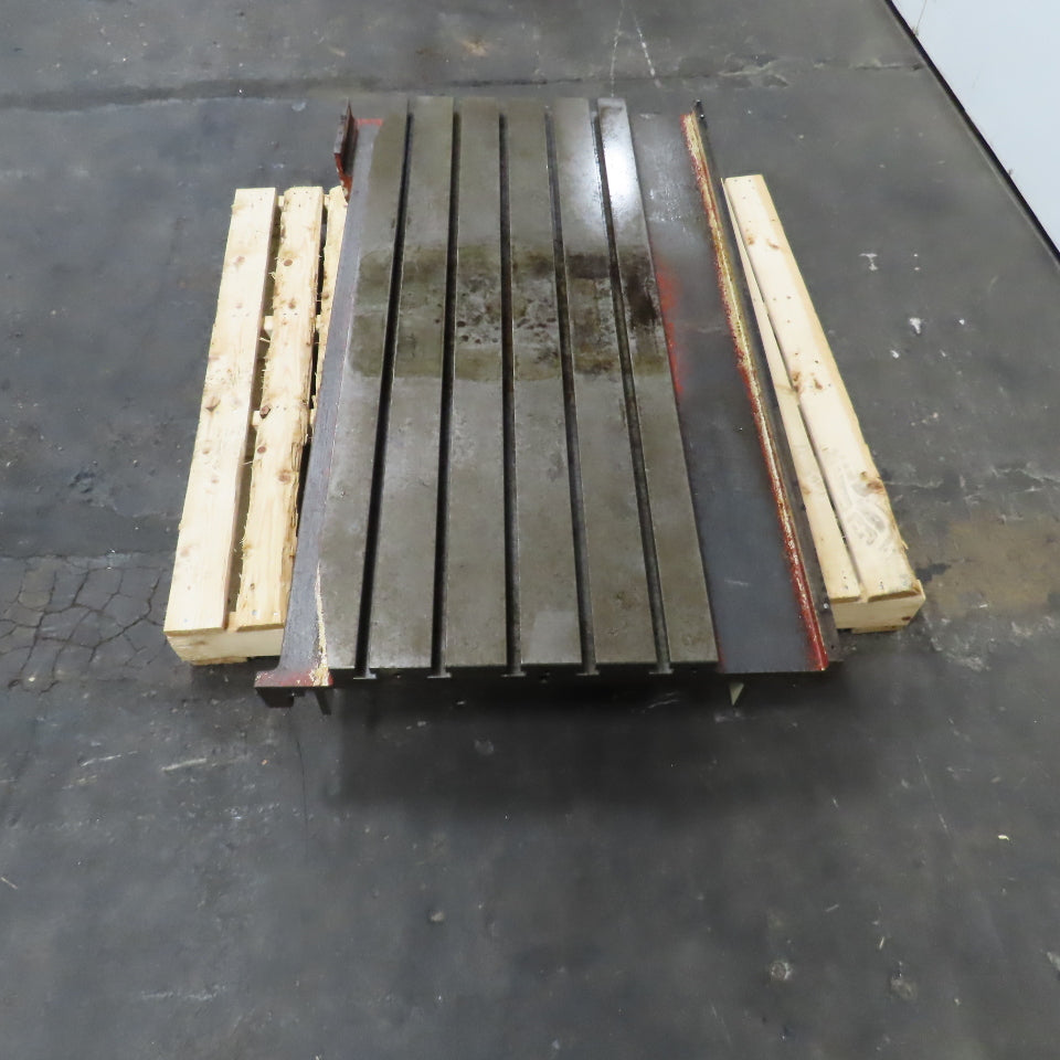 Mitsubishi 55" L x 21-1/2" W T-Slot Set Up Work Holding Jig Machine Bed Table