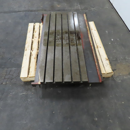 Mitsubishi 55" L x 21-1/2" W T-Slot Set Up Work Holding Jig Machine Bed Table
