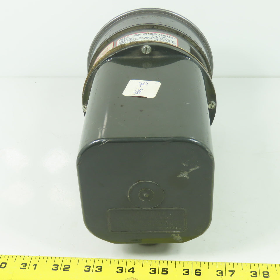 Dwyer A3000 120VAC Photohelic Pressure Switch Gauge 0-8" Water 25PSIG