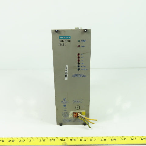 Siemens 575-6663 110/120VAC Power Supply Module 300W 50/60Hz Series 575