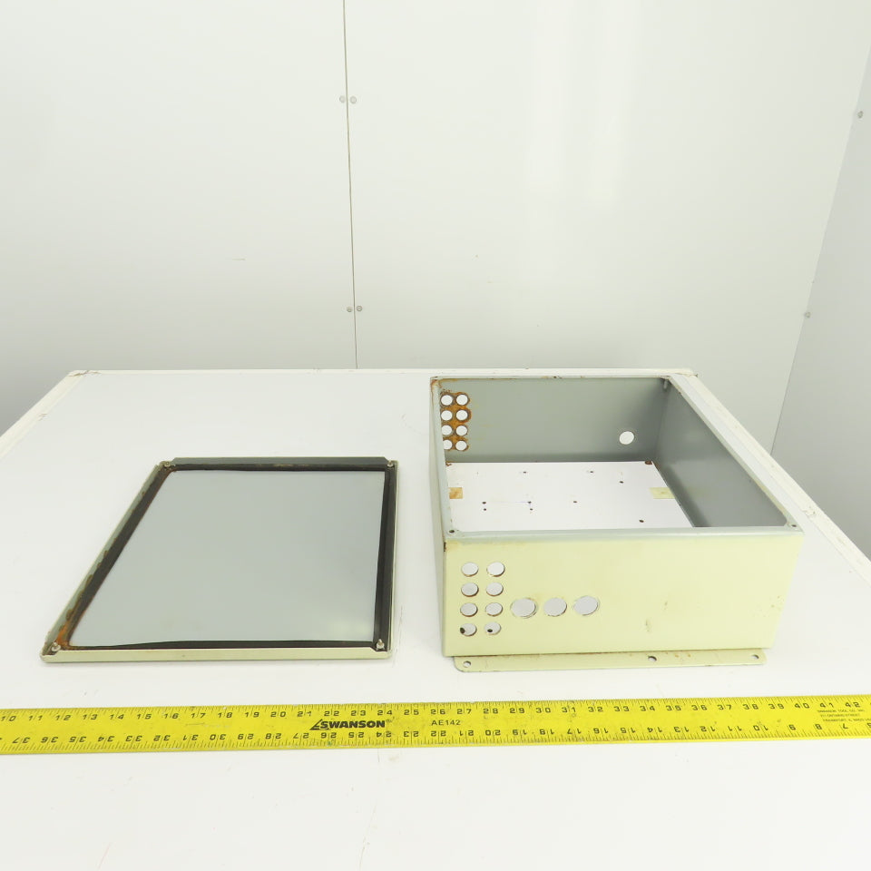 Hoffman 16" x 14" x 6" Screw Cover Electrical Enclosure W/ Backplate Type 12