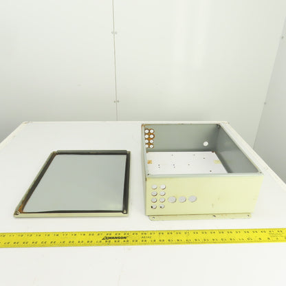Hoffman 16" x 14" x 6" Screw Cover Electrical Enclosure W/ Backplate Type 12