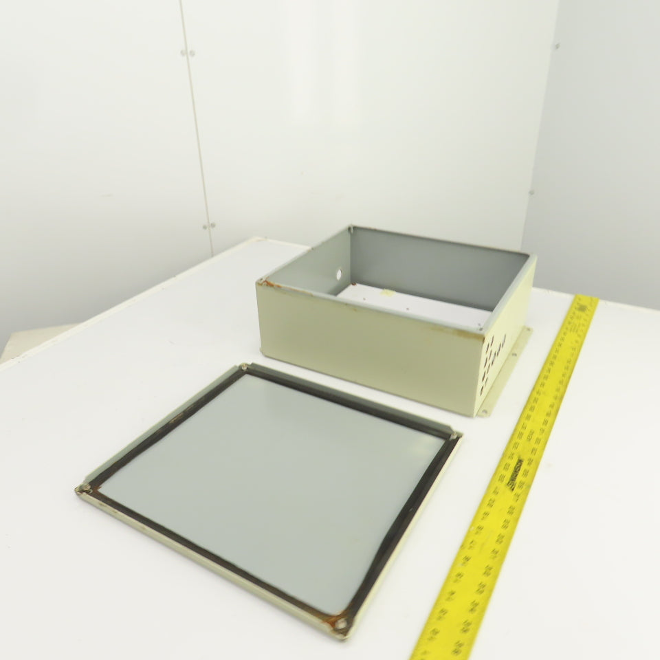 Hoffman 16" x 14" x 6" Screw Cover Electrical Enclosure W/ Backplate Type 12