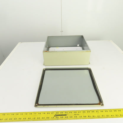 Hoffman 16" x 14" x 6" Screw Cover Electrical Enclosure W/ Backplate Type 12