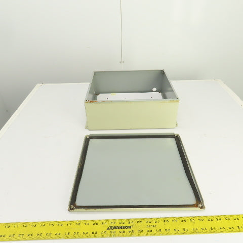 Hoffman 16" x 14" x 6" Screw Cover Electrical Enclosure W/ Backplate Type 12