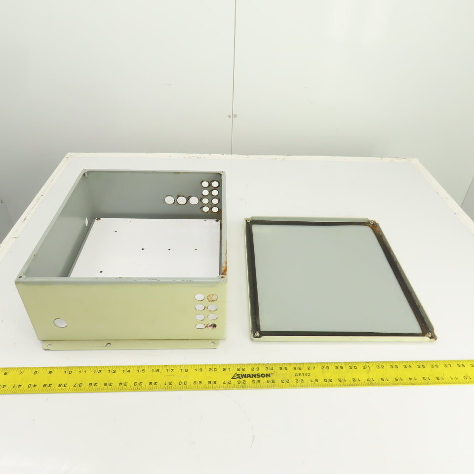 Hoffman 16" x 14" x 6" Screw Cover Electrical Enclosure W/ Backplate Type 12