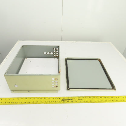 Hoffman 16" x 14" x 6" Screw Cover Electrical Enclosure W/ Backplate Type 12