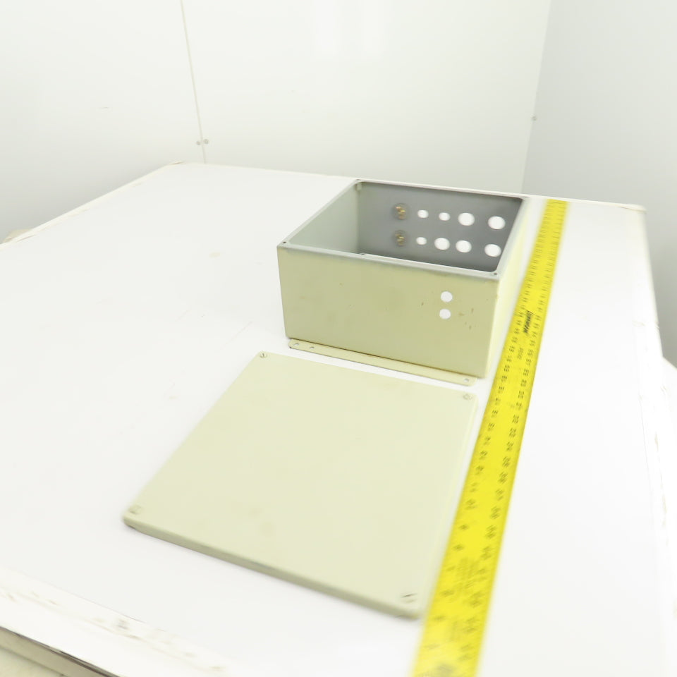 Hoffman A1212SC 12x12x6" Screw Cover Electrical Enclosure W/Backplate Type 12,13