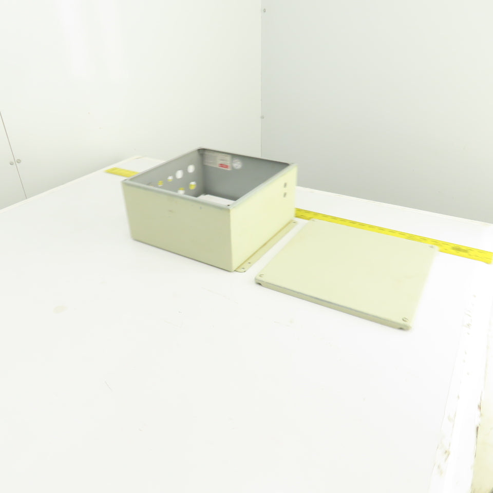 Hoffman A1212SC 12x12x6" Screw Cover Electrical Enclosure W/Backplate Type 12,13