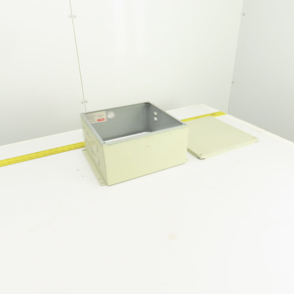 Hoffman A1212SC 12x12x6" Screw Cover Electrical Enclosure W/Backplate Type 12,13