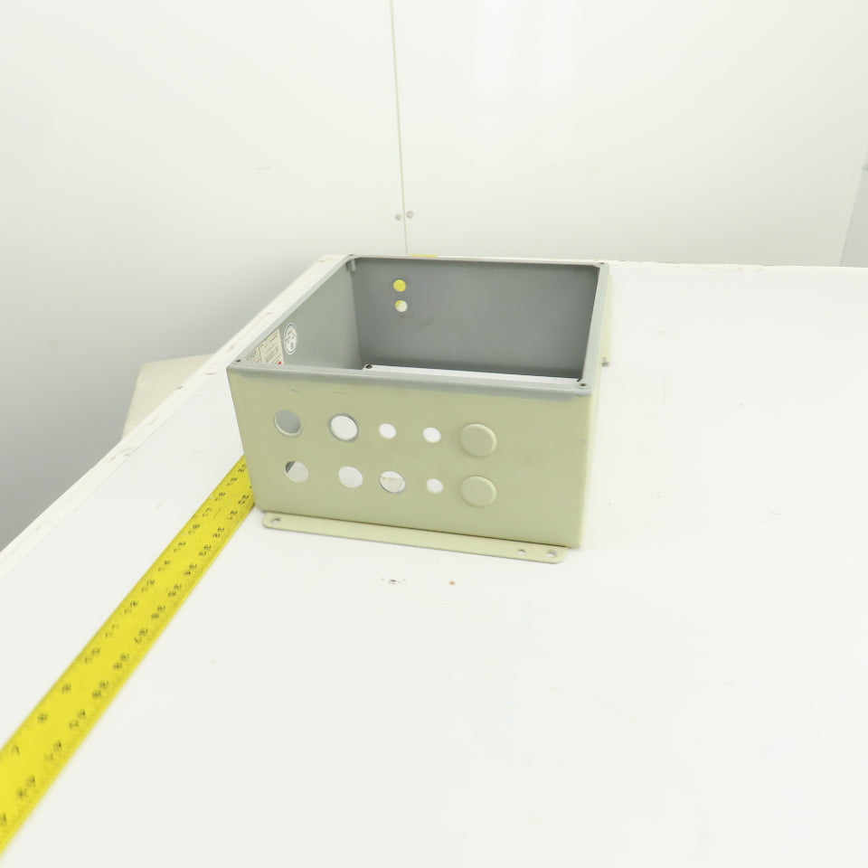 Hoffman A1212SC 12x12x6" Screw Cover Electrical Enclosure W/Backplate Type 12,13