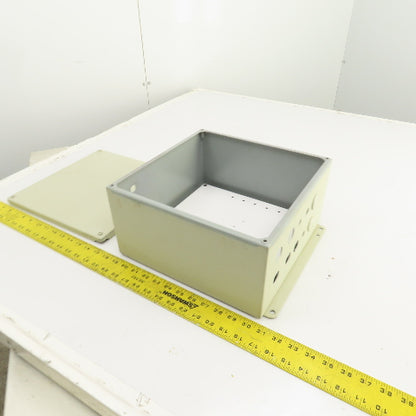 Hoffman A1212SC 12x12x6" Screw Cover Electrical Enclosure W/Backplate Type 12,13