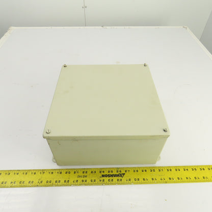 Hoffman A1212SC 12x12x6" Screw Cover Electrical Enclosure W/Backplate Type 12,13