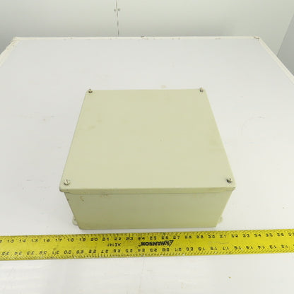 Hoffman A1212SC 12x12x6" Screw Cover Electrical Enclosure W/Backplate Type 12,13