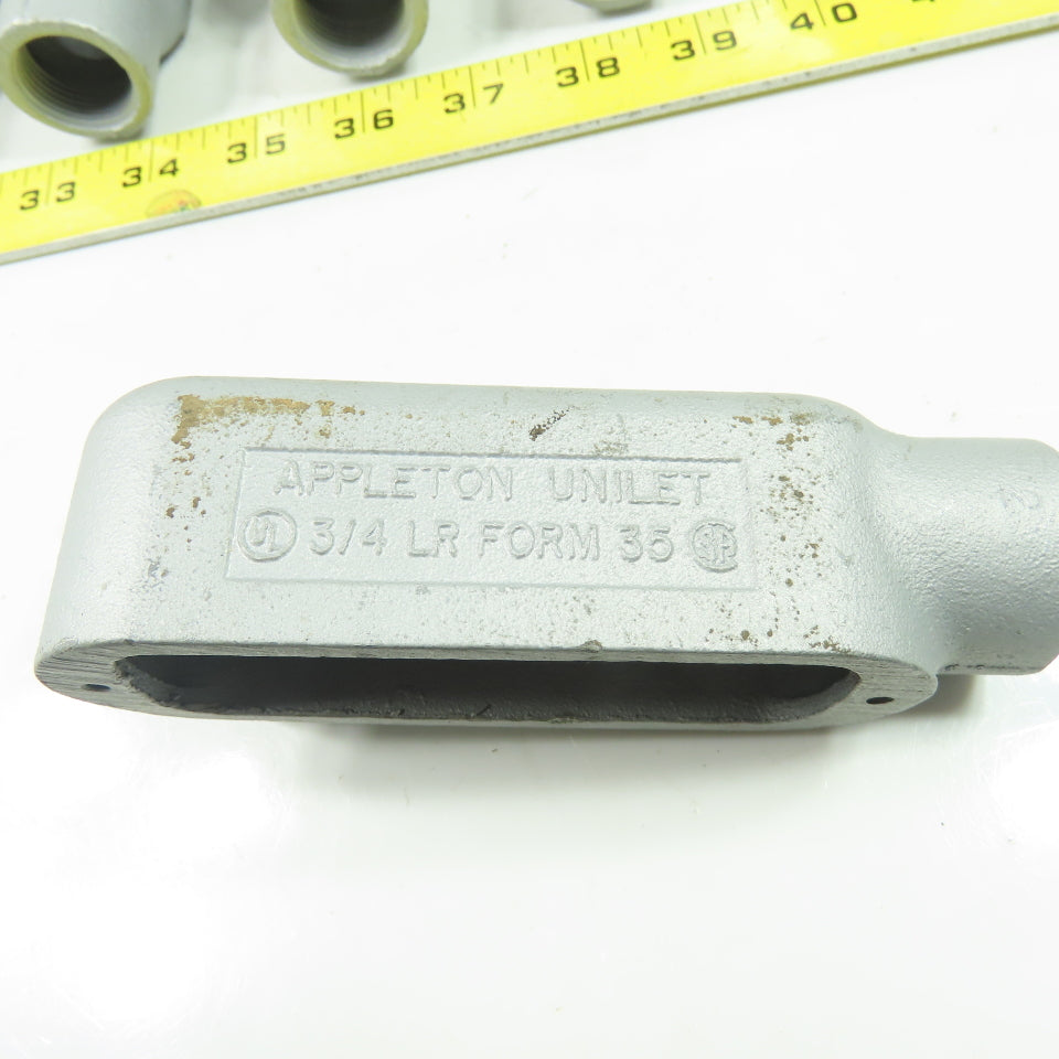 Appleton Unilet 3/4" LR Form 35 Conduit Body Lot Of 9
