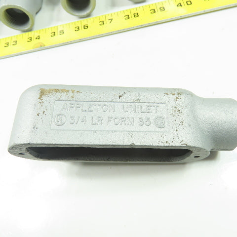 Appleton Unilet 3/4" LR Form 35 Conduit Body Lot Of 9