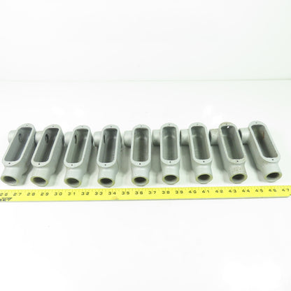 Appleton Unilet 3/4" LR Form 35 Conduit Body Lot Of 9