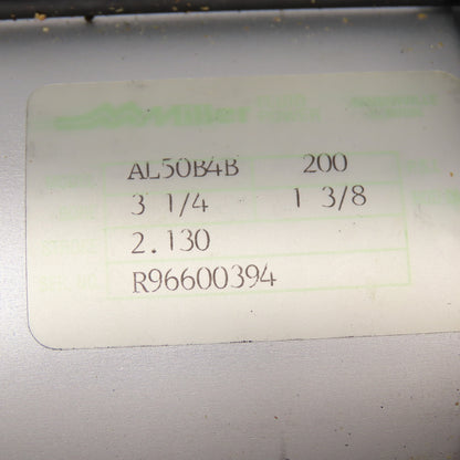 Miller AL50B4B 3-1/4" Bore 2.120" Stroke Double Acting Air Cylinder