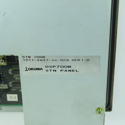 Okuma 1911-2631-44-026 OSP700M Operator Control STN Panel "Off Center Screen"