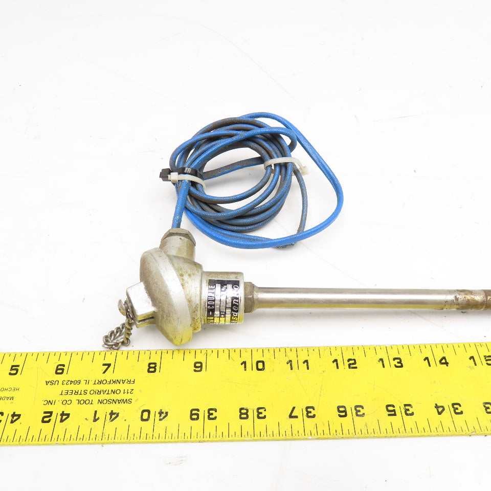 GasdenRo Type TC-K 1.6 Thermocouple 12mm x 320mm Long