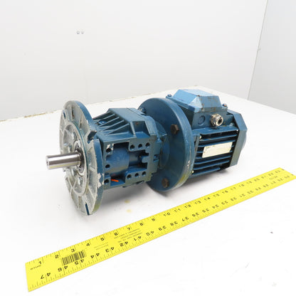Hydro-Mec Type 22 36.54:1 Ratio Gear Motor 45RPM Output .9kW 220-480V 50/60Hz