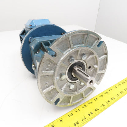 Hydro-Mec Type 22 36.54:1 Ratio Gear Motor 45RPM Output .9kW 220-480V 50/60Hz