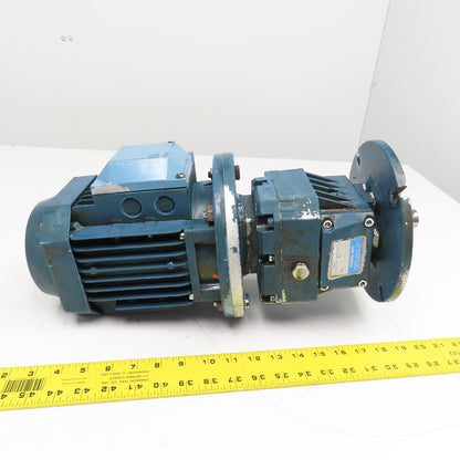 Hydro-Mec Type 22 36.54:1 Ratio Gear Motor 45RPM Output .9kW 220-480V 50/60Hz