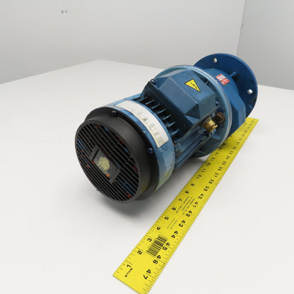 Hydro-Mec Type 22 36.45:1 Ratio Gear Motor 46.6RPM Output .9kW 220-480V 50/60Hz