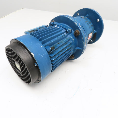 Hydro-Mec Type 22 36.45:1 Ratio Gear Motor 46.6RPM Output .9kW 220-480V 50/60Hz