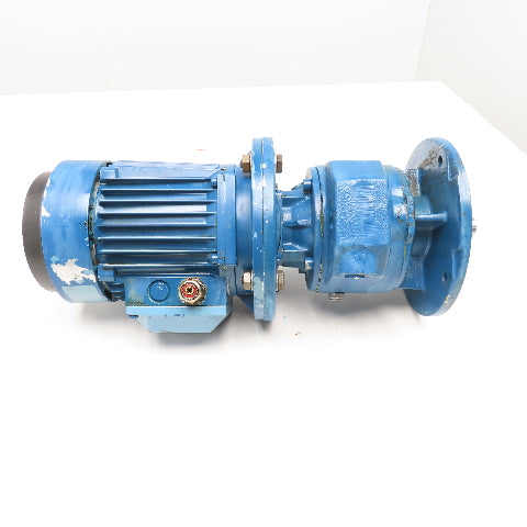 Hydro-Mec Type 22 36.45:1 Ratio Gear Motor 46.6RPM Output .9kW 220-480V 50/60Hz