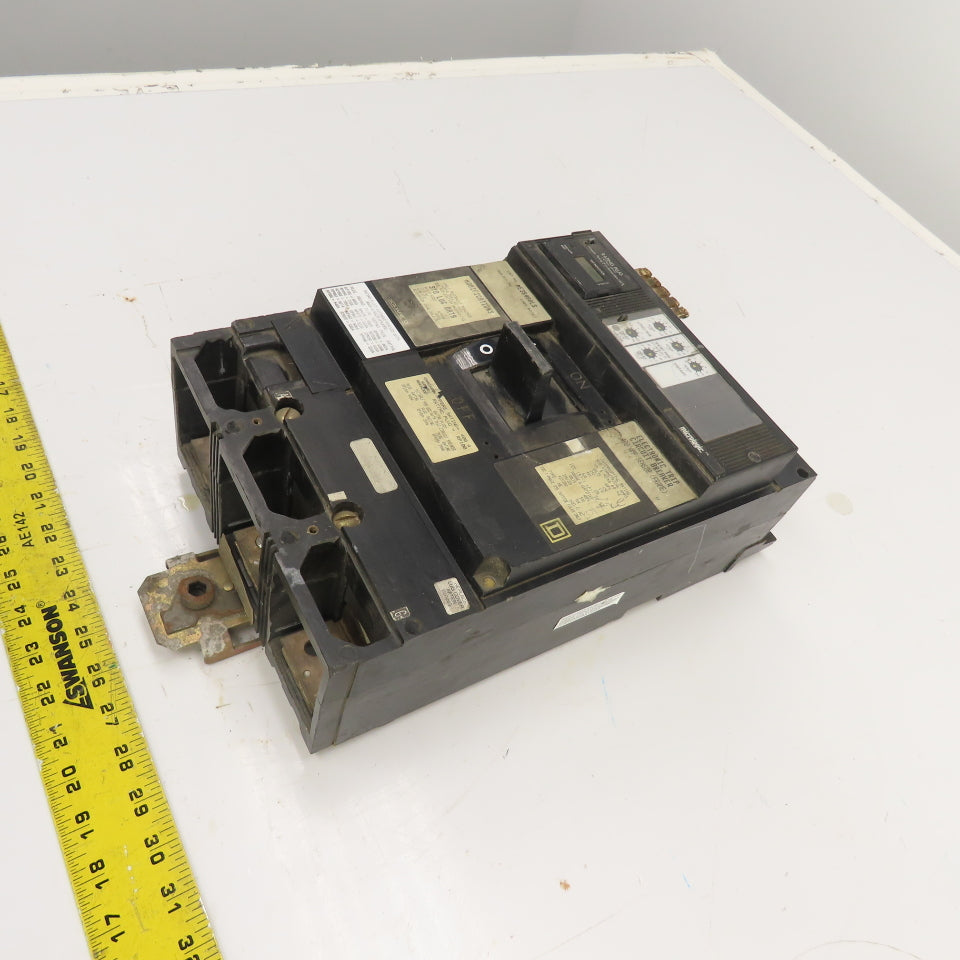 Square D ME36400LS 400A Circuit Breaker W/Micrologic Trip Unit RP100 600VAC
