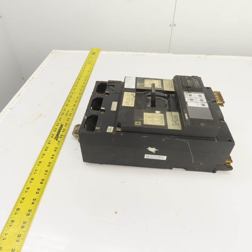 Square D ME36400LS 400A Circuit Breaker W/Micrologic Trip Unit RP100 600VAC