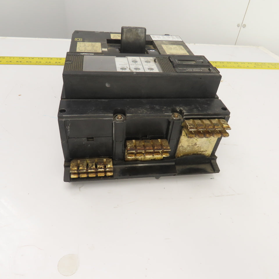 Square D ME36400LS 400A Circuit Breaker W/Micrologic Trip Unit RP100 600VAC