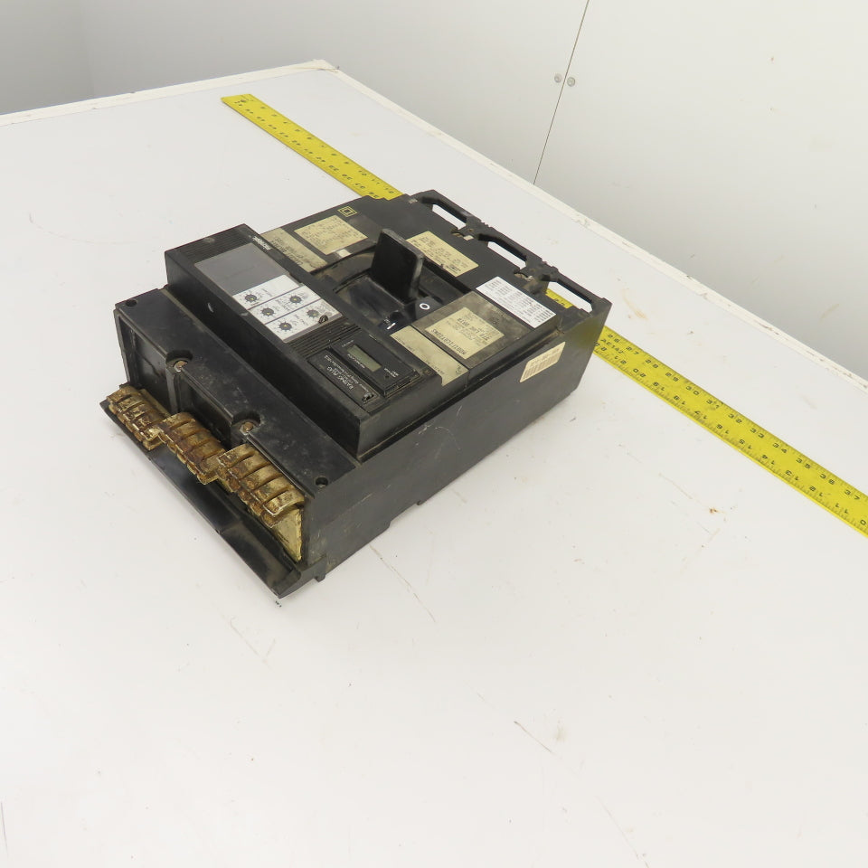 Square D ME36400LS 400A Circuit Breaker W/Micrologic Trip Unit RP100 600VAC
