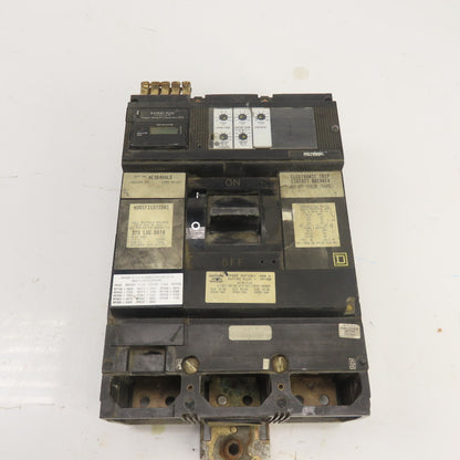 Square D ME36400LS 400A Circuit Breaker W/Micrologic Trip Unit RP100 600VAC