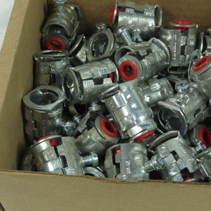 Steel City XC-730 1/2"Cable Lok Set Screw Flex Connector Lot Of 45