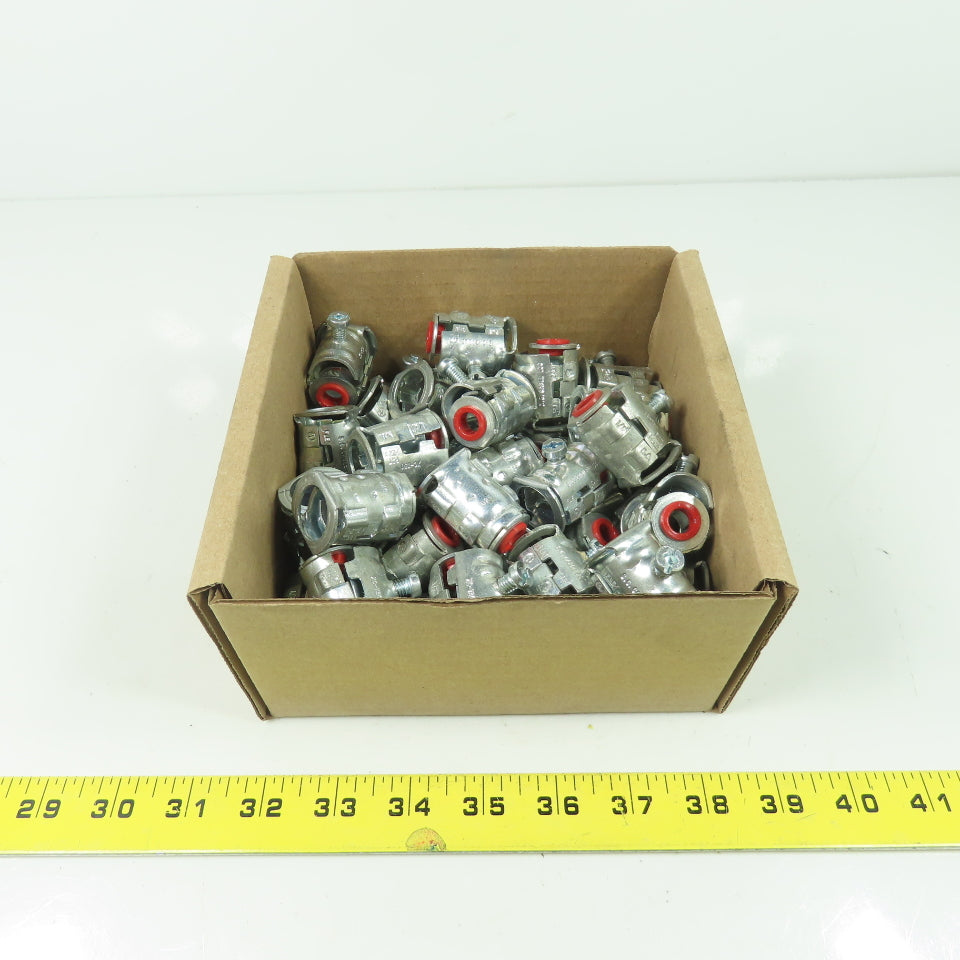 Steel City XC-730 1/2"Cable Lok Set Screw Flex Connector Lot Of 45