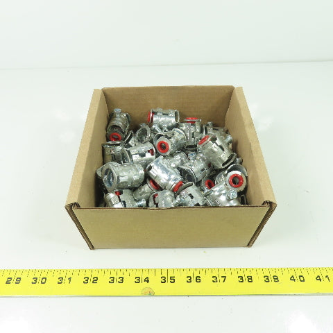 Steel City XC-730 1/2"Cable Lok Set Screw Flex Connector Lot Of 45