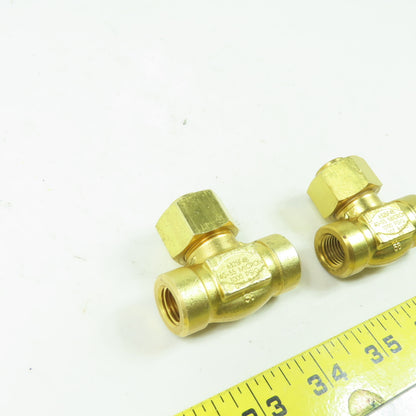 Hoke 6325 F4B 1/4" Npt Brass In-line Filter 40-55 Micron 3000PSI Lot Of 2