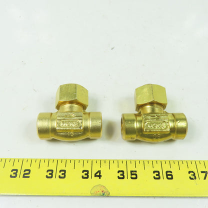 Hoke 6325 F4B 1/4" Npt Brass In-line Filter 40-55 Micron 3000PSI Lot Of 2