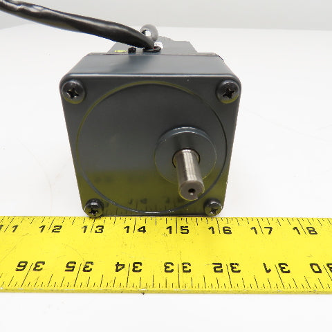 Oubang 5IK40RGN-C 220V 50/60Hz 1300/1600RPM 2 Speed Gear Motor 7.5:1 Ratio