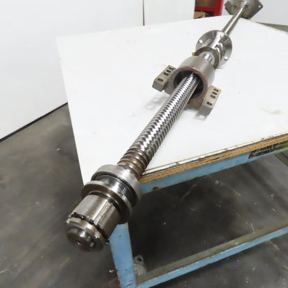 Mitsubishi M-V55B 40mm Single Start Ball Screw & Nut 10mm Pitch 1898mm OAL