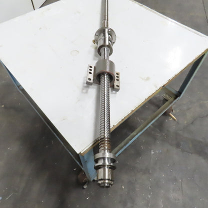 Mitsubishi M-V55B 40mm Single Start Ball Screw & Nut 10mm Pitch 1898mm OAL