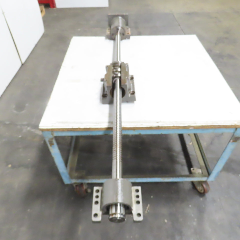 Mitsubishi M-V55B 40mm Single Start Ball Screw & Nut 10mm Pitch 1778mm OAL