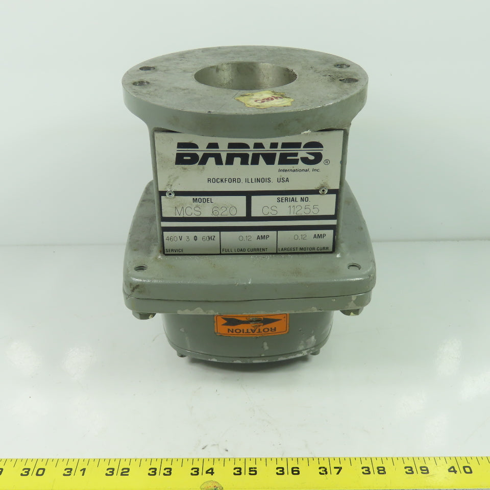 Barnes MCS-620 Magnetic Separator Gear Head Assembly 22G-12BR