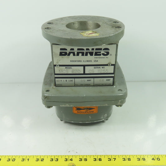 Barnes MCS-620 Magnetic Separator Gear Head Assembly 22G-12BR