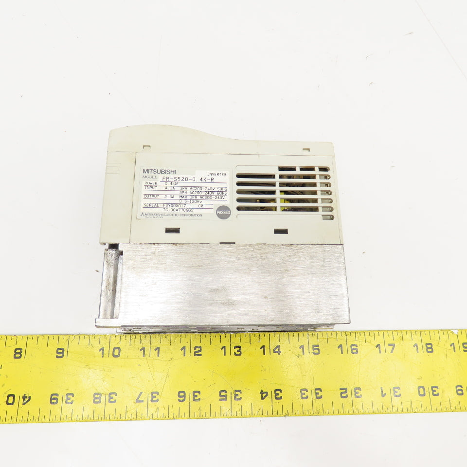 Mitsubishi FR-S520-0.4K-R Freqrol S500 0.4kW 200-240V Inverter Drive 0.5-120Hz