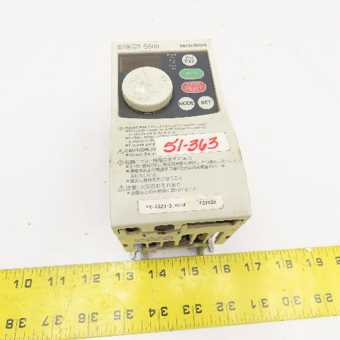 Mitsubishi FR-S520-0.4K-R Freqrol S500 0.4kW 200-240V Inverter Drive 0.5-120Hz